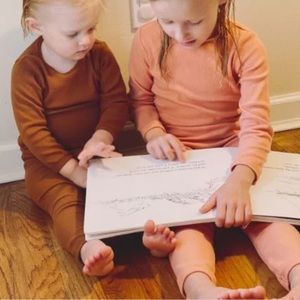 Daisy Delani Ribbed knitted Jammies